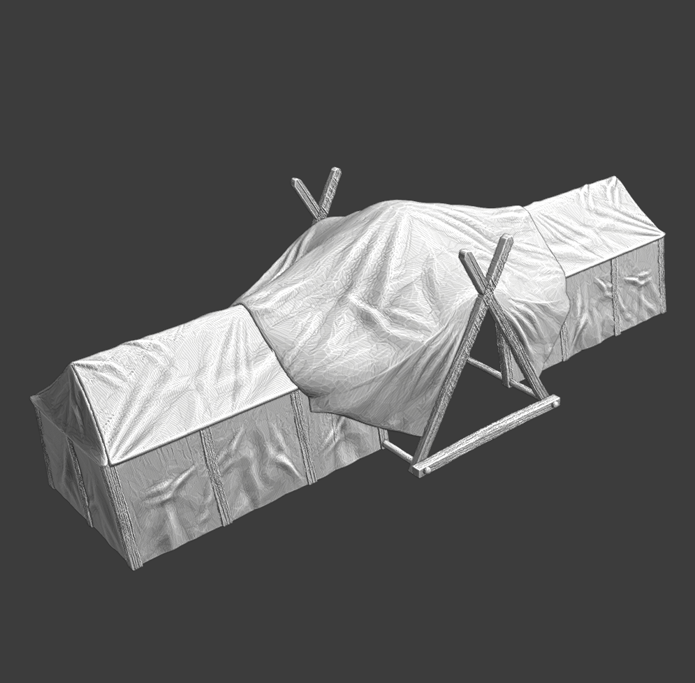 Large Viking Tent - Wargaming Model